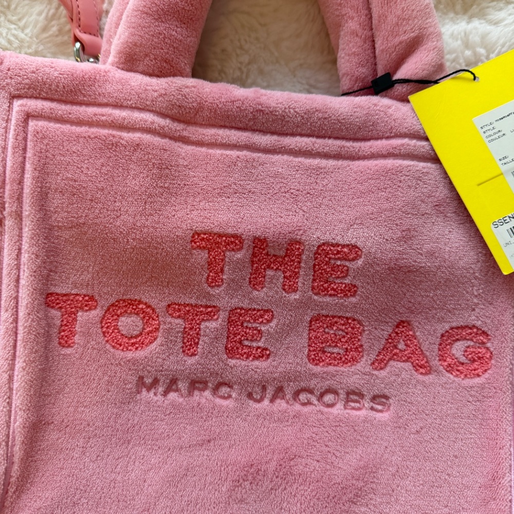 MARC JACOBS Pink 'The Terry Medium Tote Bag' Tote - Picture 4 of 11
